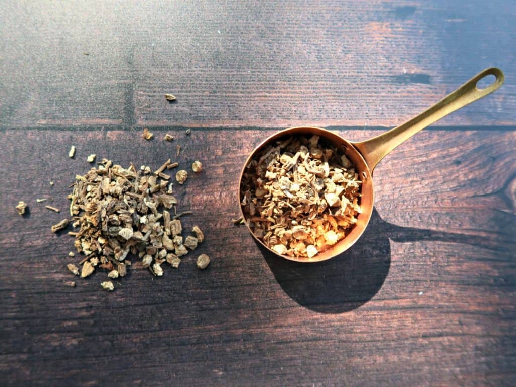Dried, chopped Angelica Root
