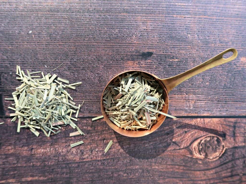 Dried, Chopped Lemongrass
